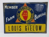 Farm Bureau Member Sign, metal, 13 1/2