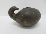 Earthenware canteen, Native American style, age unknown