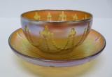Tiffany finger bowl and under plate, marked LCT