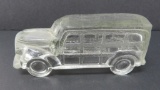 Glass Willy's style candy container, station wagon, 5