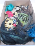 Millinery flowers and feathers