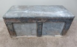 Wood and metal tool trunk, 40