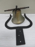 Brass bell, yoke bell, 8