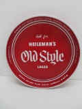 Old Style Lager beer tray, Ask for Heileman's, 13