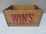 Win's Milwaukee wood crate, 12