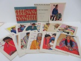 Great Northern Railway Blackfeet Native American Prints, 23 pieces, Winold Reiss