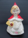 Little Red Riding Hood Cookie Jar, Hull, 13 1/2