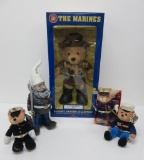 United States Marine Corp Bears, Hamster and gnome