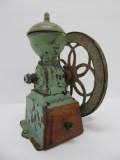 Metal flywheel coffee grinder, 9 1/2