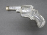 Large glass revolver candy container, 8