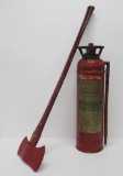 Fire Extinguisher and Fire Ax