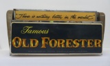 Famous Old Forester rotating advertising light, 28 1/2