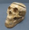 Vintage Metal skull inkwell, 4 1/2