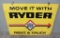 Ryder metal advertising sign, 51