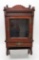 Single door ornate wall hanging cabinet, 31