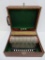 Hohner Erica button accordion with wooden case, 11, 21 button