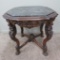 Marble top table, octagon shape, Cherubs, 29