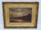 C. Tredupp oil painting, moonlight sailing, framed, 15