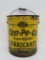 Central Petroleum Co, Oil and Grease can, yellow, 5 gallon