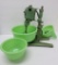 Very nice Magic Maid kitchen mixer with accessories, working, green