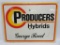 Producers Hybrids George Reed metal advertising sign, 24