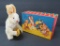 Western Germany DBGM wind up bunny with cymbals, working with box