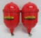 Two Safety Spray Extinguisher bombs, Red Comet