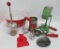 Vintage red and green kitchen lot