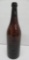 Indianapolis Brewing Company Bottle, amber, embossed nude, 11 1/2