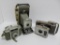 Three vintage Polaroid and Ansco film cameras