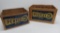 Two Peoples Beer cardboard beer cases, no tops, Oshkosh Wis