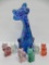 7 Summit and Mosser glass cat figurine lot