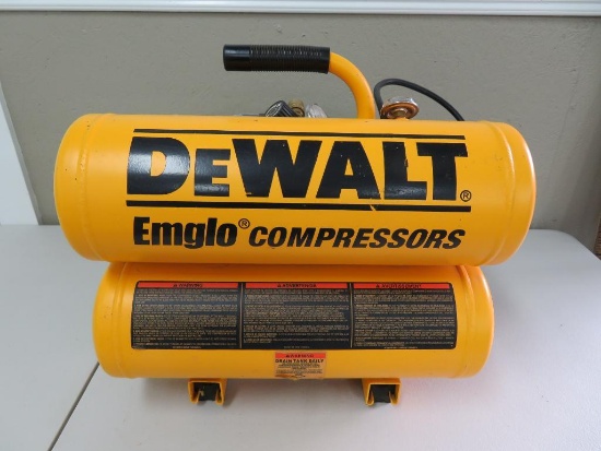 De Walt portable Emglo compressor, working, 173060