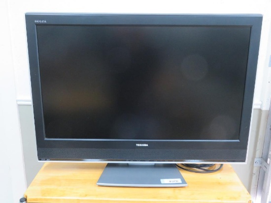 Toshiba Regza, 37" television, flat screen with built in DVD player