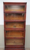 Five stack Lawyer bookcase, Globe Wernicke, 77