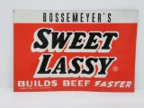 Sweet Lassy Beef Feed sign, metal, 18