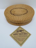 Sassard Bros Wiregrass Palmetto Basket with label, 9