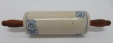 Decorated Stoneware rolling pin, 15