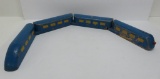 Playskool wooden pull toy, train, four 9 1/2