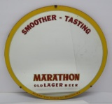 Marathon Lager Beer mirror, 17 1/2