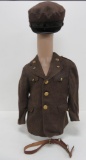 Very Unusual Child's Military Uniform, wool, US Air Force with pilot wing pins