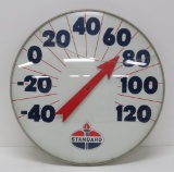 Standard Oil thermometer, outer glass cracked, 18