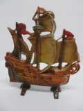 Sailing ship door stop, 11