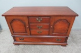 Lane Cedar Chest, lift top with key, and lower storage drawer