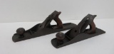 Two vintage metal wood planes, Stanley #6 and 5 1/2