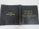 Two Schlitz advertising binders, 1922 Profit Loss Schlitz and 1920 Robert Uihlein, 13