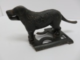 Cast iron dog nutcracker, cast base is broken, 10