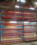 Industrial Commercial pallet racking shelving units, two units