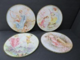 Four vintage inspired reproduction by Nuhl flu covers, Cherubs, 9