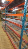 Industrial Commercial pallet racking shelving units, two units